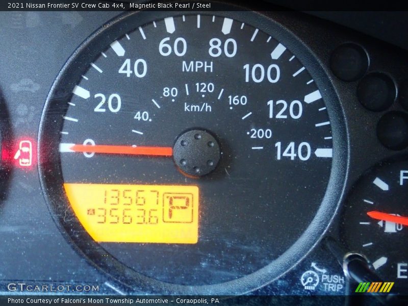 Magnetic Black Pearl / Steel 2021 Nissan Frontier SV Crew Cab 4x4