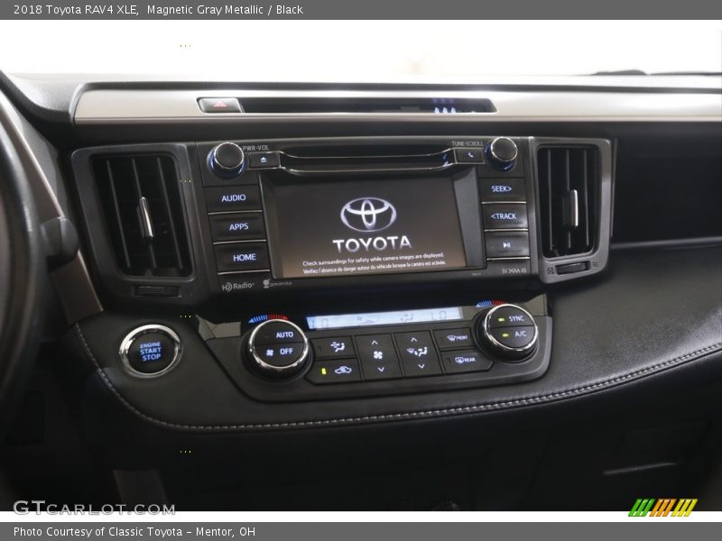 Magnetic Gray Metallic / Black 2018 Toyota RAV4 XLE