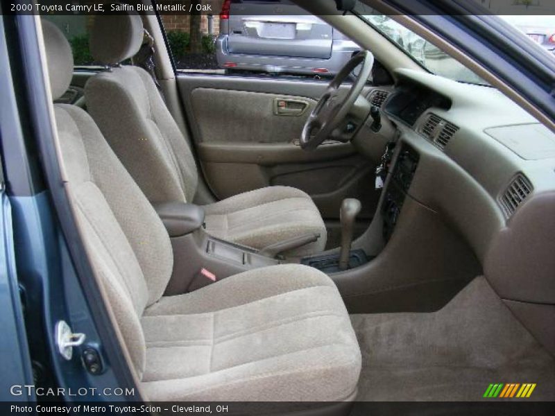 Sailfin Blue Metallic / Oak 2000 Toyota Camry LE