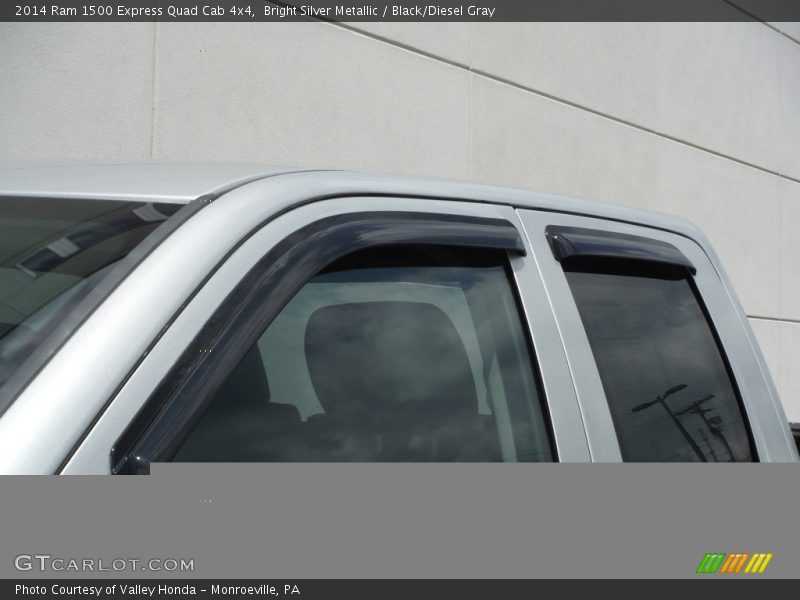 Bright Silver Metallic / Black/Diesel Gray 2014 Ram 1500 Express Quad Cab 4x4