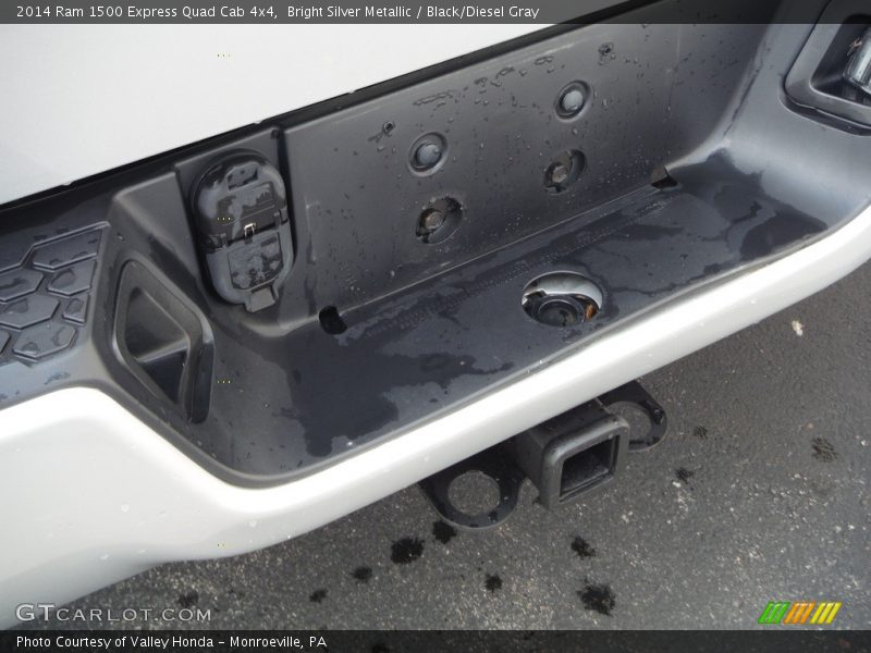Bright Silver Metallic / Black/Diesel Gray 2014 Ram 1500 Express Quad Cab 4x4
