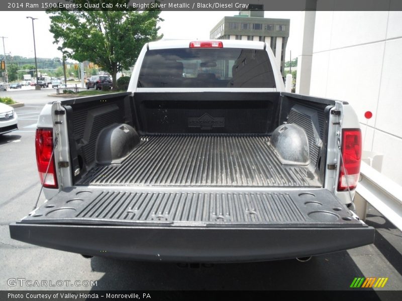 Bright Silver Metallic / Black/Diesel Gray 2014 Ram 1500 Express Quad Cab 4x4