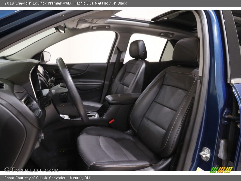 Pacific Blue Metallic / Jet Black 2019 Chevrolet Equinox Premier AWD