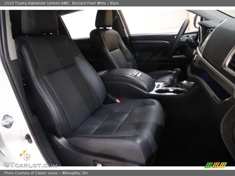 Blizzard Pearl White / Black 2019 Toyota Highlander Limited AWD