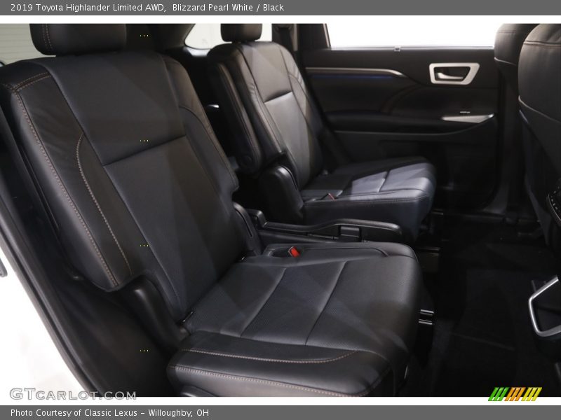Blizzard Pearl White / Black 2019 Toyota Highlander Limited AWD
