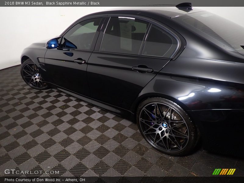 Black Sapphire Metallic / Black 2018 BMW M3 Sedan