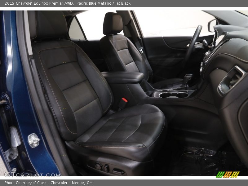 Pacific Blue Metallic / Jet Black 2019 Chevrolet Equinox Premier AWD