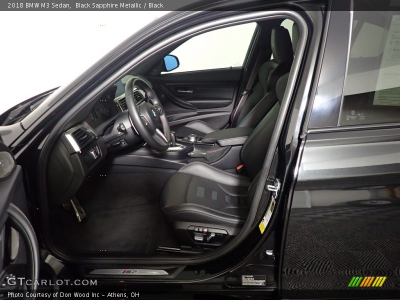 Black Sapphire Metallic / Black 2018 BMW M3 Sedan