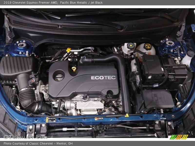Pacific Blue Metallic / Jet Black 2019 Chevrolet Equinox Premier AWD
