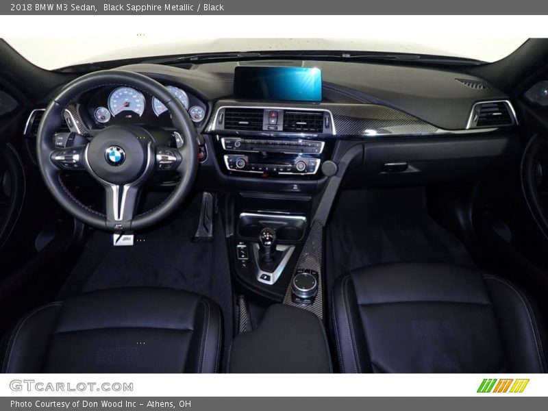 Black Sapphire Metallic / Black 2018 BMW M3 Sedan