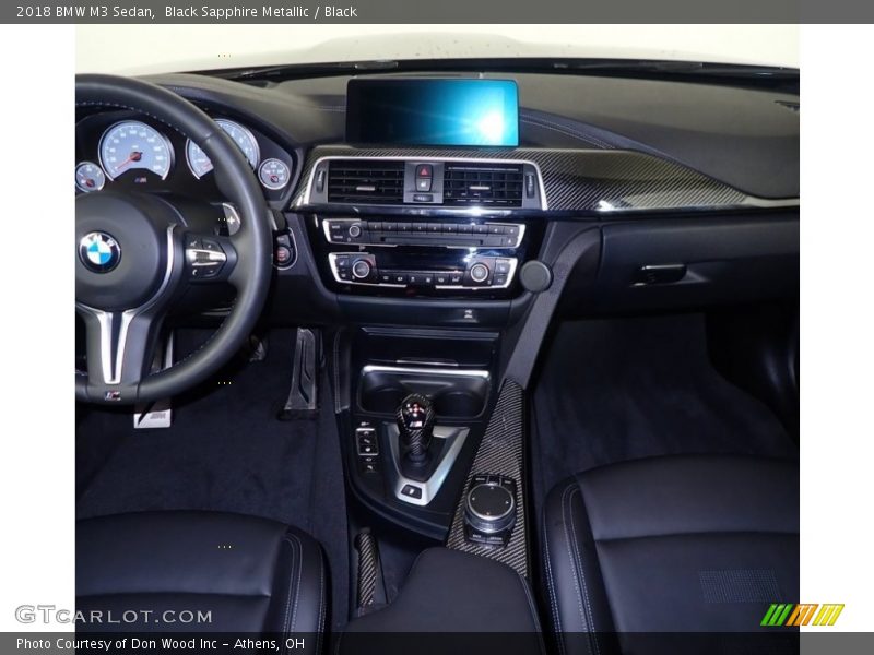 Black Sapphire Metallic / Black 2018 BMW M3 Sedan