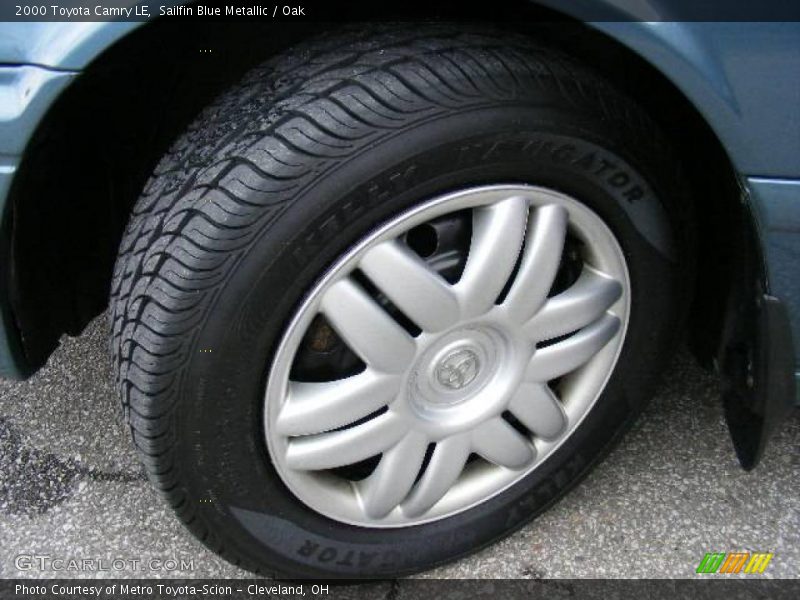 Sailfin Blue Metallic / Oak 2000 Toyota Camry LE