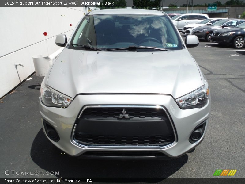 Quick Silver / Black 2015 Mitsubishi Outlander Sport ES AWC
