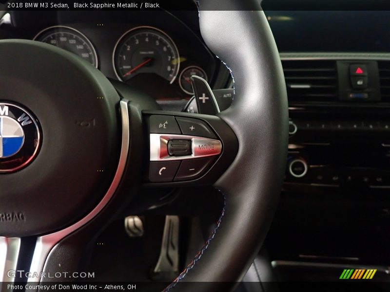Black Sapphire Metallic / Black 2018 BMW M3 Sedan