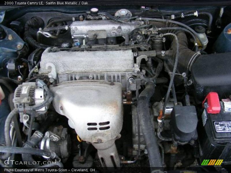 Sailfin Blue Metallic / Oak 2000 Toyota Camry LE