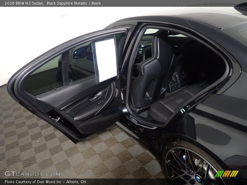 Black Sapphire Metallic / Black 2018 BMW M3 Sedan