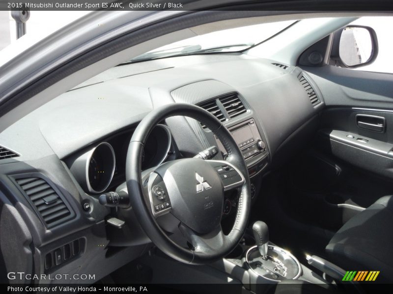 Quick Silver / Black 2015 Mitsubishi Outlander Sport ES AWC