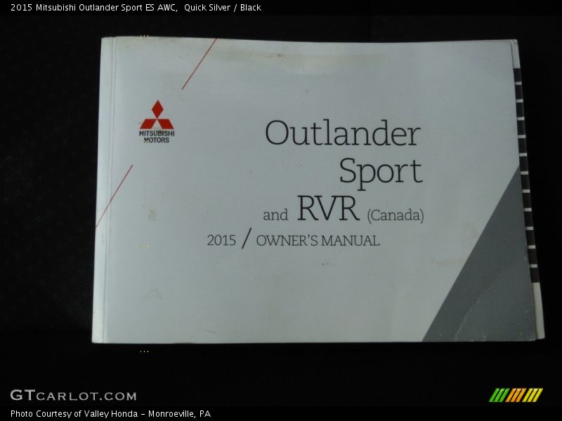 Books/Manuals of 2015 Outlander Sport ES AWC