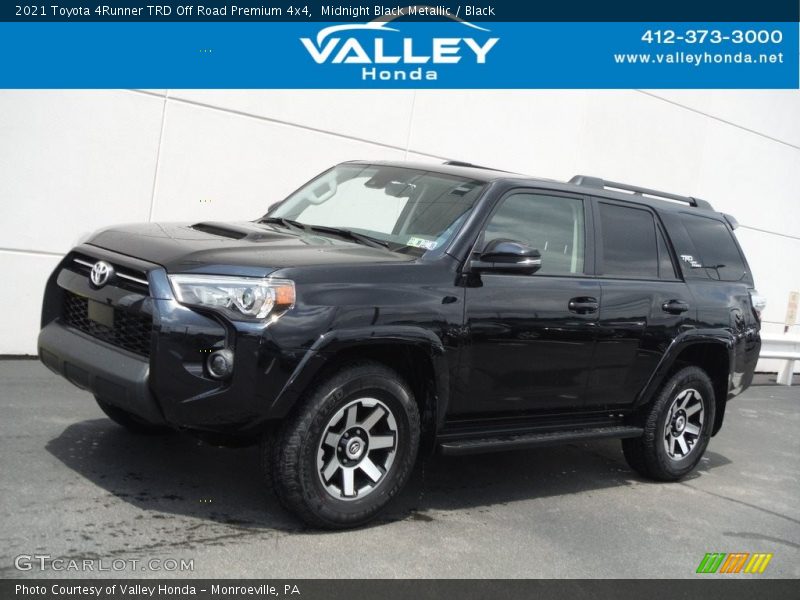 Midnight Black Metallic / Black 2021 Toyota 4Runner TRD Off Road Premium 4x4