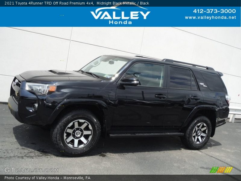 Midnight Black Metallic / Black 2021 Toyota 4Runner TRD Off Road Premium 4x4