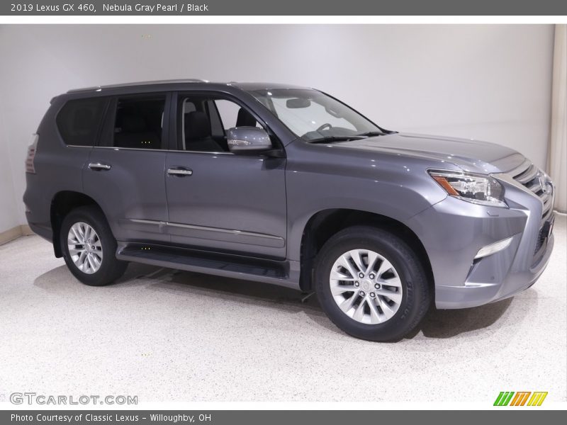 Nebula Gray Pearl / Black 2019 Lexus GX 460