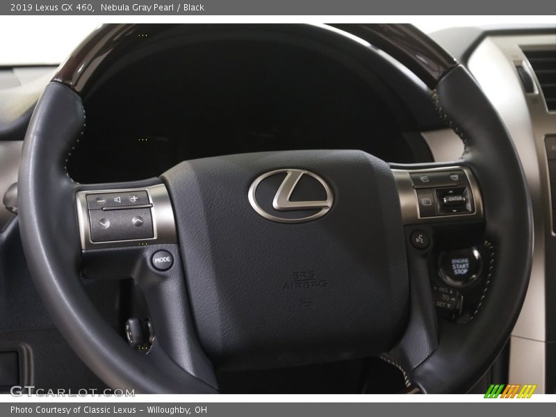 Nebula Gray Pearl / Black 2019 Lexus GX 460