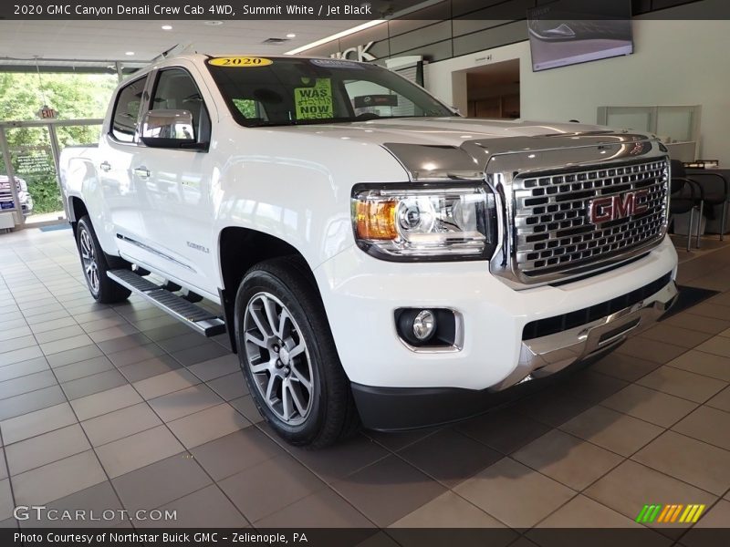 Summit White / Jet Black 2020 GMC Canyon Denali Crew Cab 4WD