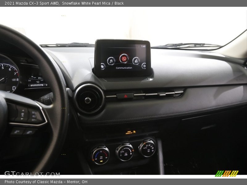 Snowflake White Pearl Mica / Black 2021 Mazda CX-3 Sport AWD
