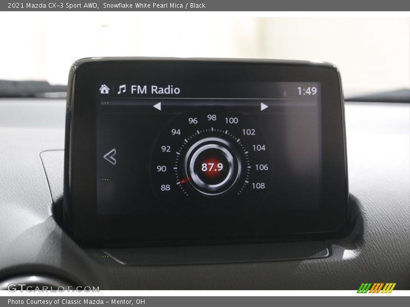 Snowflake White Pearl Mica / Black 2021 Mazda CX-3 Sport AWD