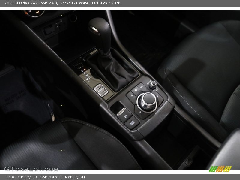 Snowflake White Pearl Mica / Black 2021 Mazda CX-3 Sport AWD