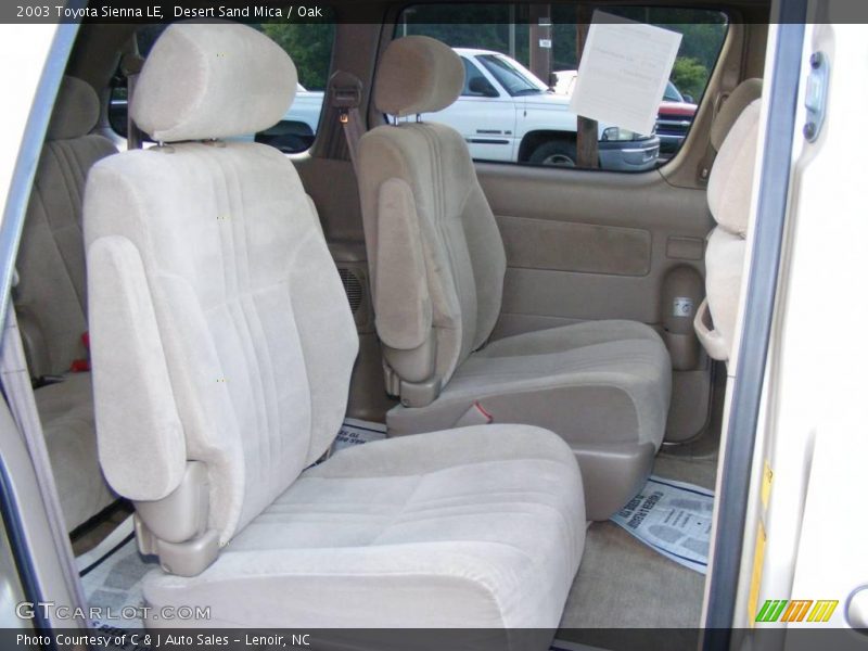 Desert Sand Mica / Oak 2003 Toyota Sienna LE