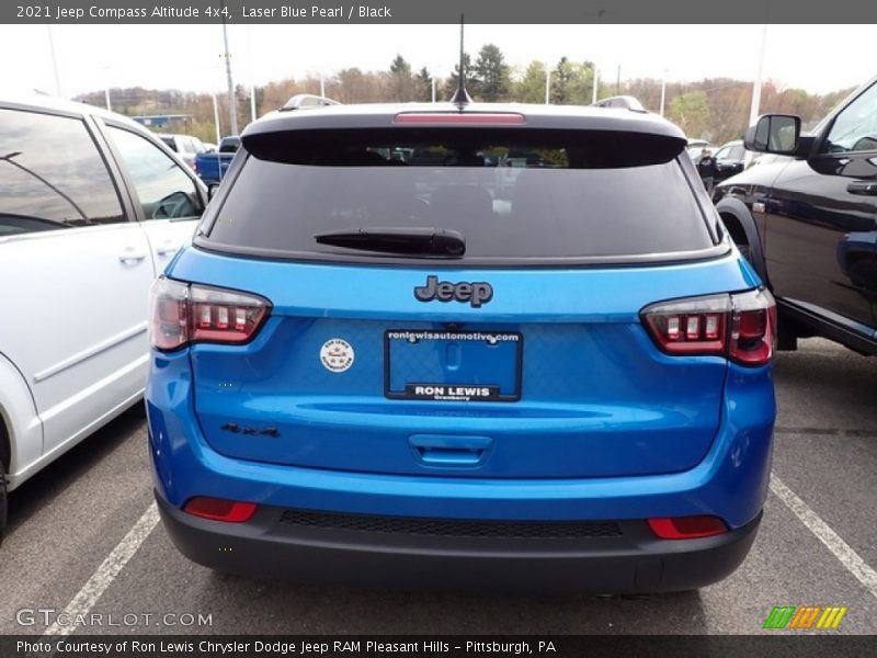 Laser Blue Pearl / Black 2021 Jeep Compass Altitude 4x4