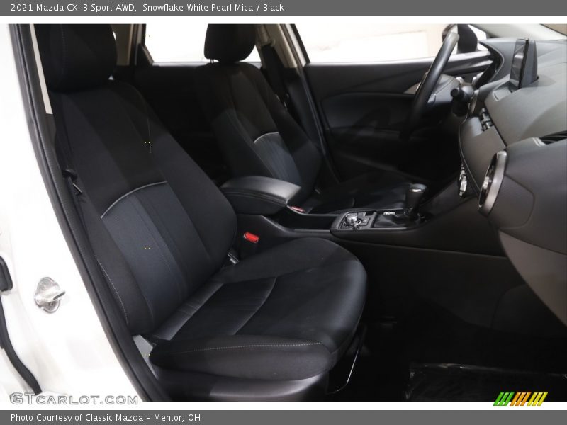 Snowflake White Pearl Mica / Black 2021 Mazda CX-3 Sport AWD