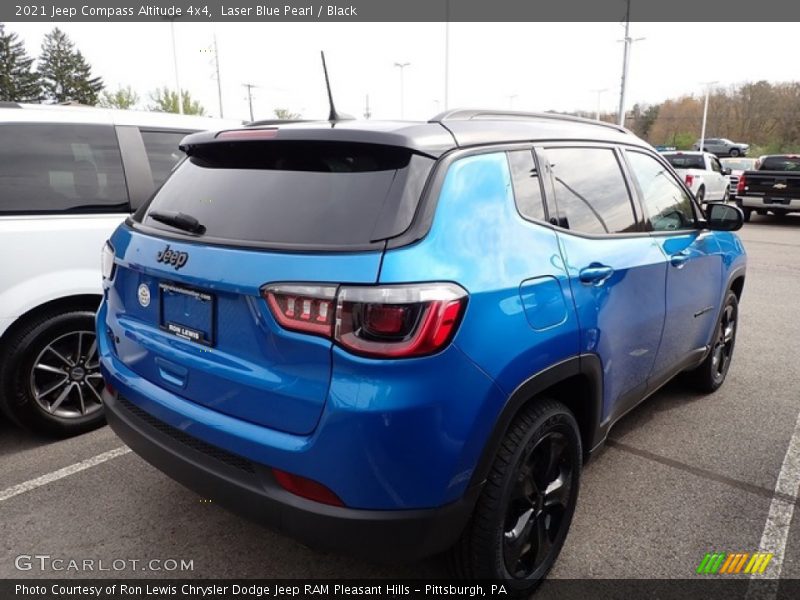 Laser Blue Pearl / Black 2021 Jeep Compass Altitude 4x4