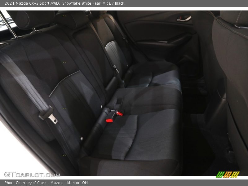 Snowflake White Pearl Mica / Black 2021 Mazda CX-3 Sport AWD