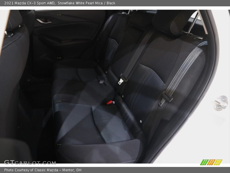 Snowflake White Pearl Mica / Black 2021 Mazda CX-3 Sport AWD