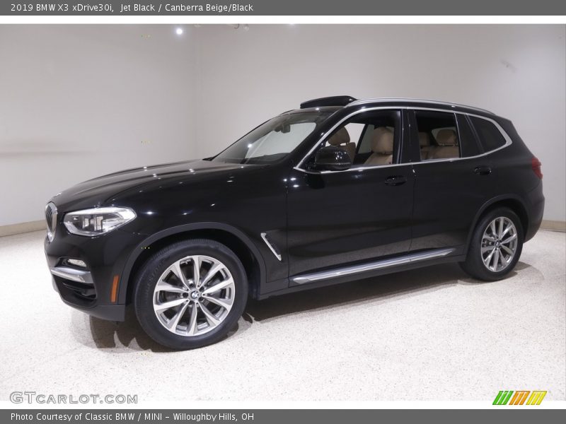 Jet Black / Canberra Beige/Black 2019 BMW X3 xDrive30i