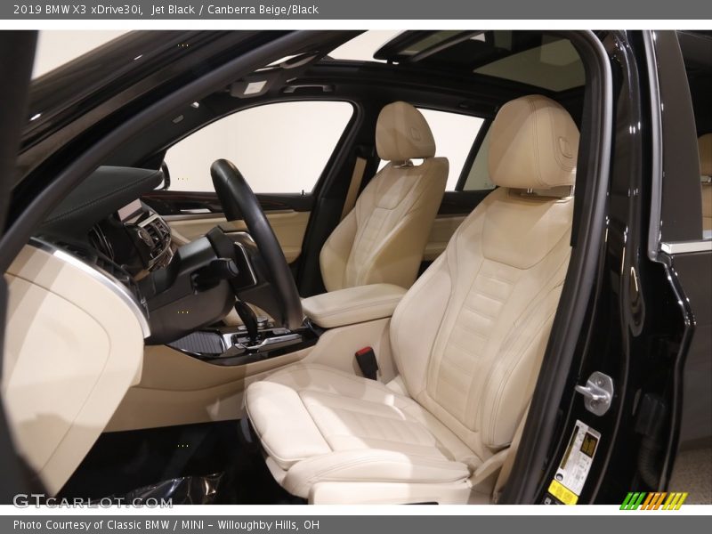 Jet Black / Canberra Beige/Black 2019 BMW X3 xDrive30i