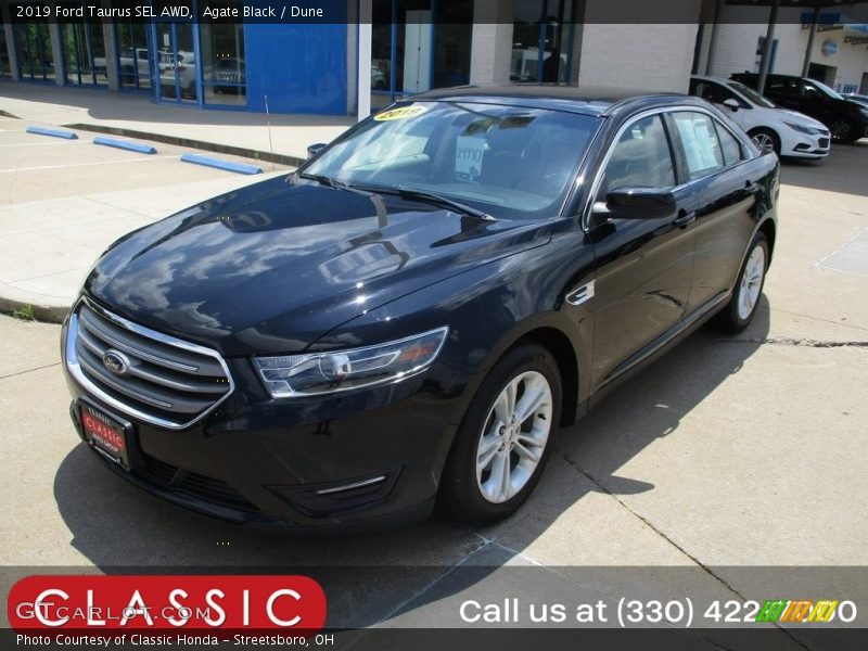 Agate Black / Dune 2019 Ford Taurus SEL AWD