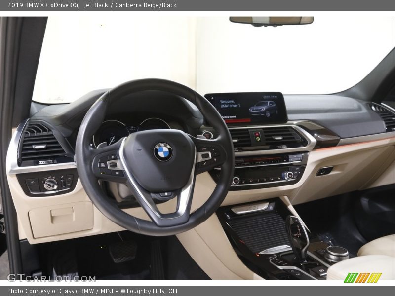Jet Black / Canberra Beige/Black 2019 BMW X3 xDrive30i