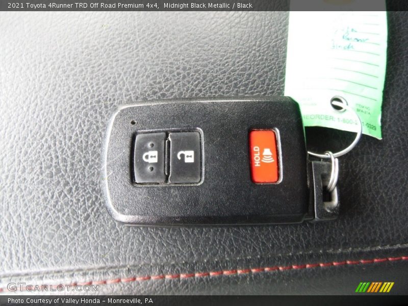 Midnight Black Metallic / Black 2021 Toyota 4Runner TRD Off Road Premium 4x4
