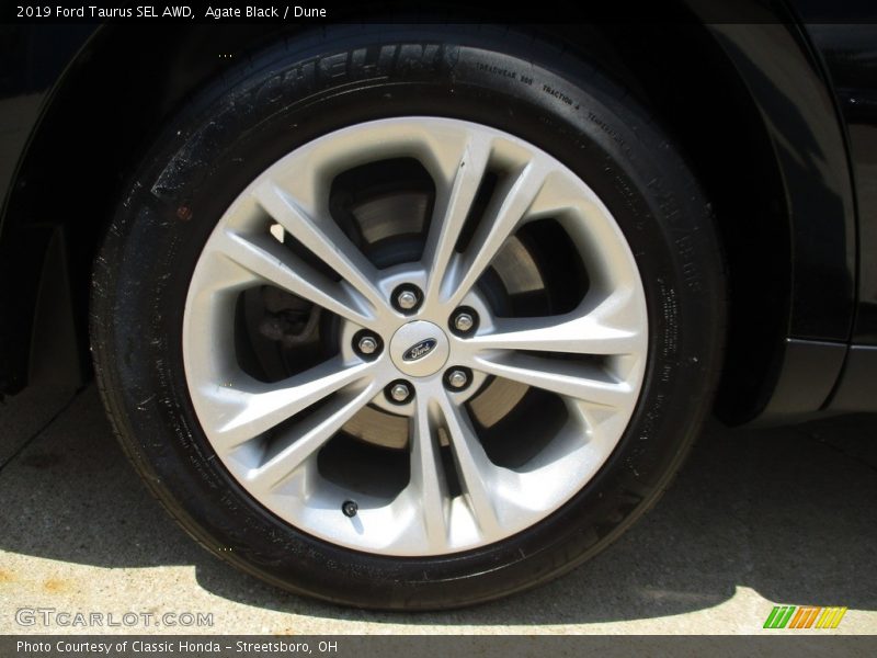 Agate Black / Dune 2019 Ford Taurus SEL AWD