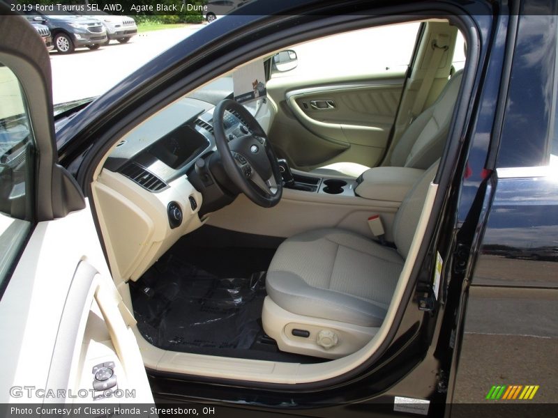 Agate Black / Dune 2019 Ford Taurus SEL AWD