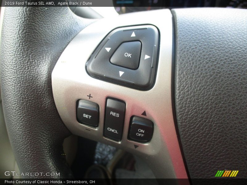 Agate Black / Dune 2019 Ford Taurus SEL AWD