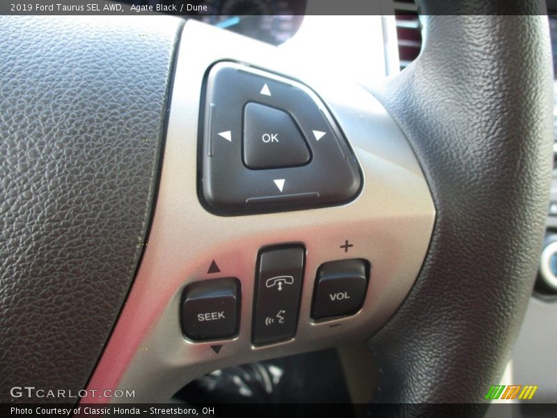 Agate Black / Dune 2019 Ford Taurus SEL AWD