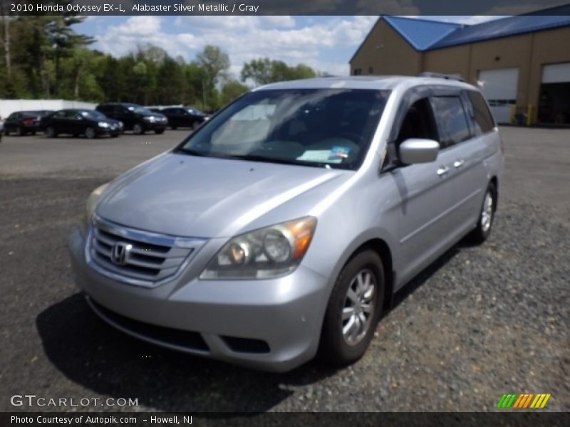 Alabaster Silver Metallic / Gray 2010 Honda Odyssey EX-L