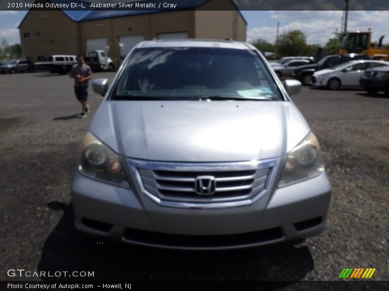 Alabaster Silver Metallic / Gray 2010 Honda Odyssey EX-L