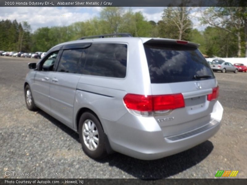 Alabaster Silver Metallic / Gray 2010 Honda Odyssey EX-L