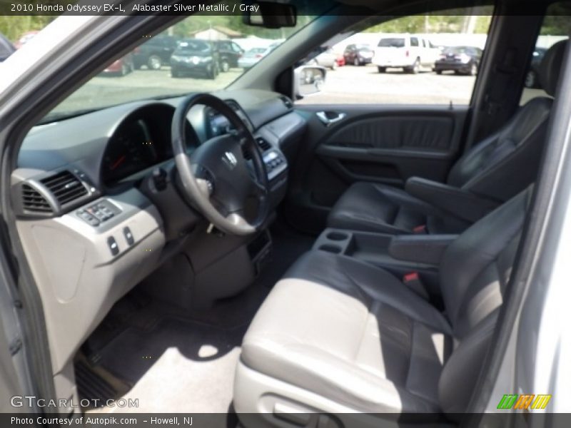 Alabaster Silver Metallic / Gray 2010 Honda Odyssey EX-L