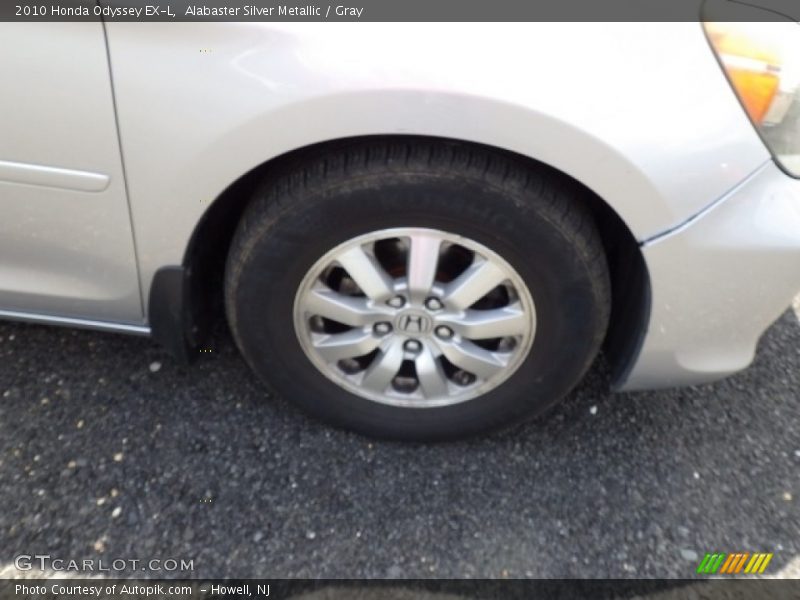 Alabaster Silver Metallic / Gray 2010 Honda Odyssey EX-L